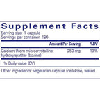 Pure Encapsulations Calcium MCHA  180c