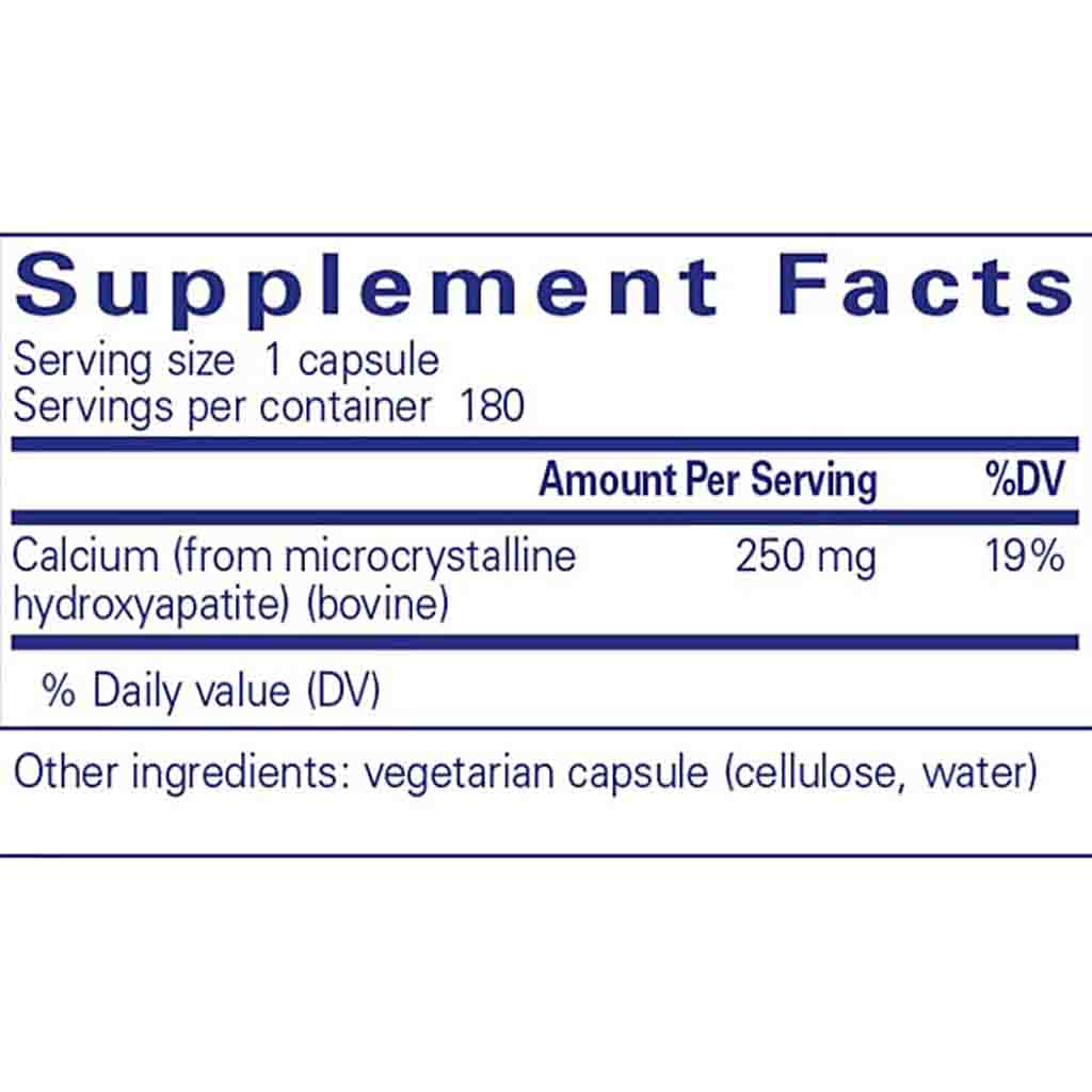 Pure Encapsulations Calcium MCHA  180c