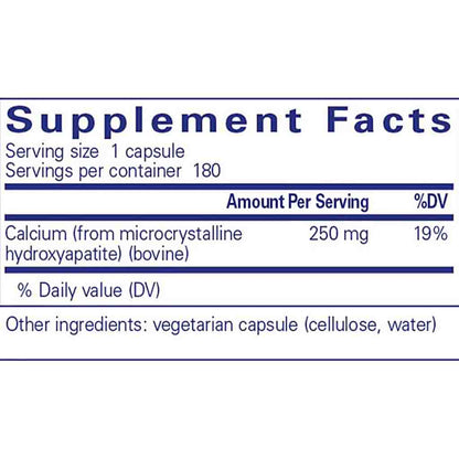 Pure Encapsulations Calcium MCHA  180c