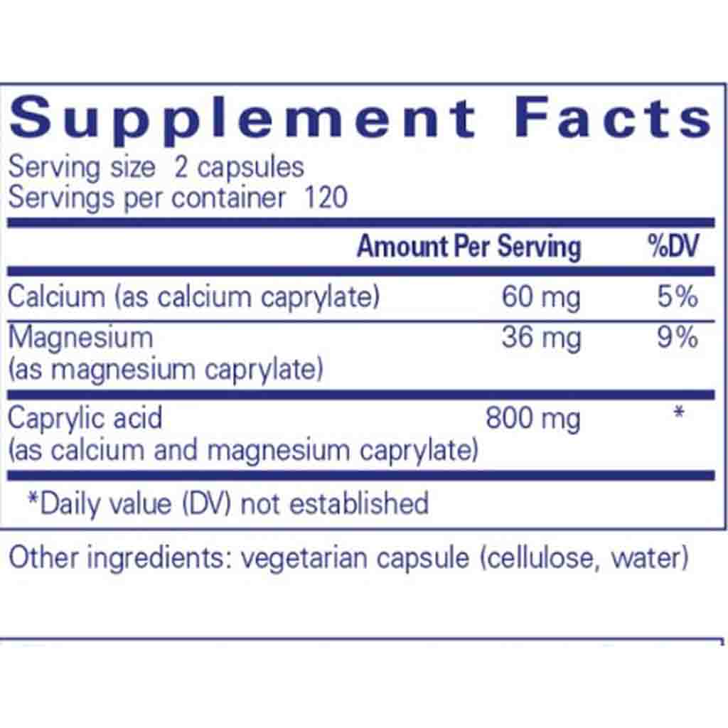 Pure Encapsulations Caprylic Acid 240c