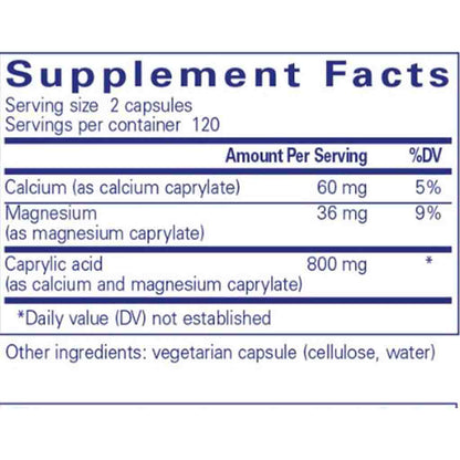 Pure Encapsulations Caprylic Acid 240c