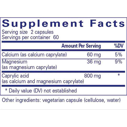 Pure Encapsulations Caprylic Acid 120c