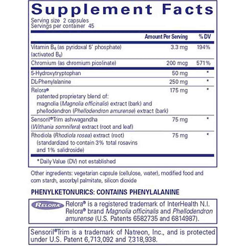 Pure Encapsulations CarbCrave Complex 90c