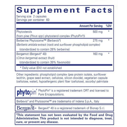 Pure Encapsulations CholestePure Plus 120c