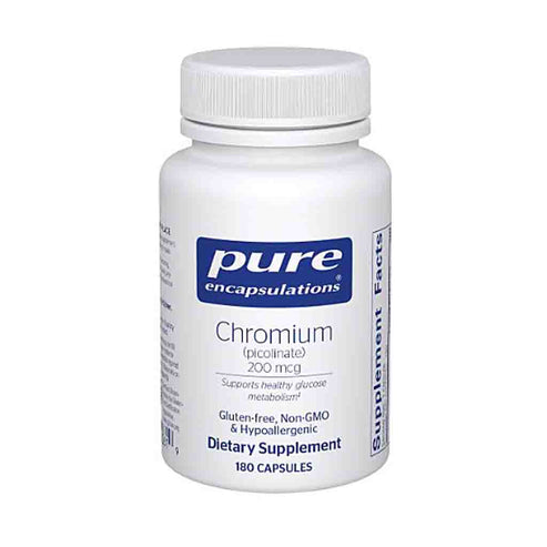Pure Encapsulations Chromium Picolinate 200 mcg 180c