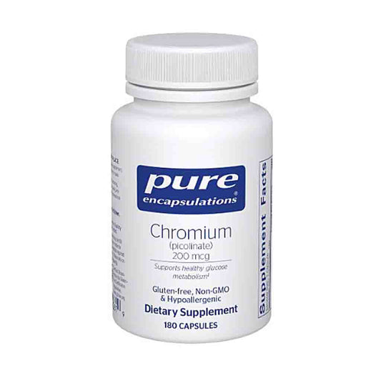 Pure Encapsulations Chromium Picolinate 200 mcg 180c