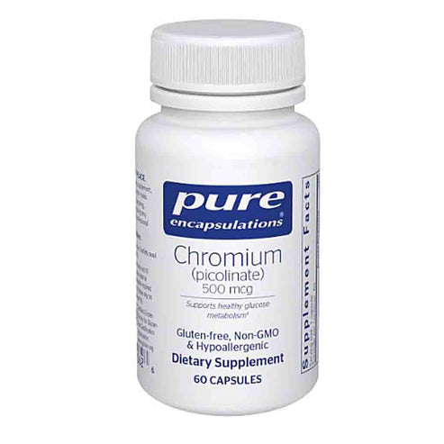 Pure Encapsulations Chromium Picolinate 500 mcg 60c