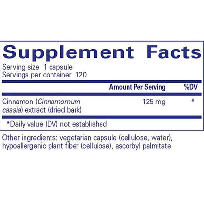 Pure Encapsulations Cinnamon WS 120c
