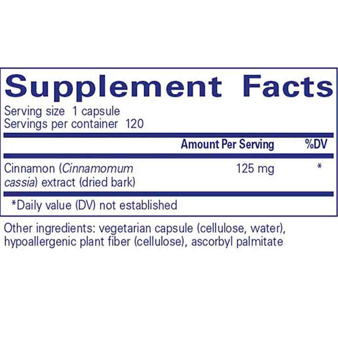 Pure Encapsulations Cinnamon WS 120c