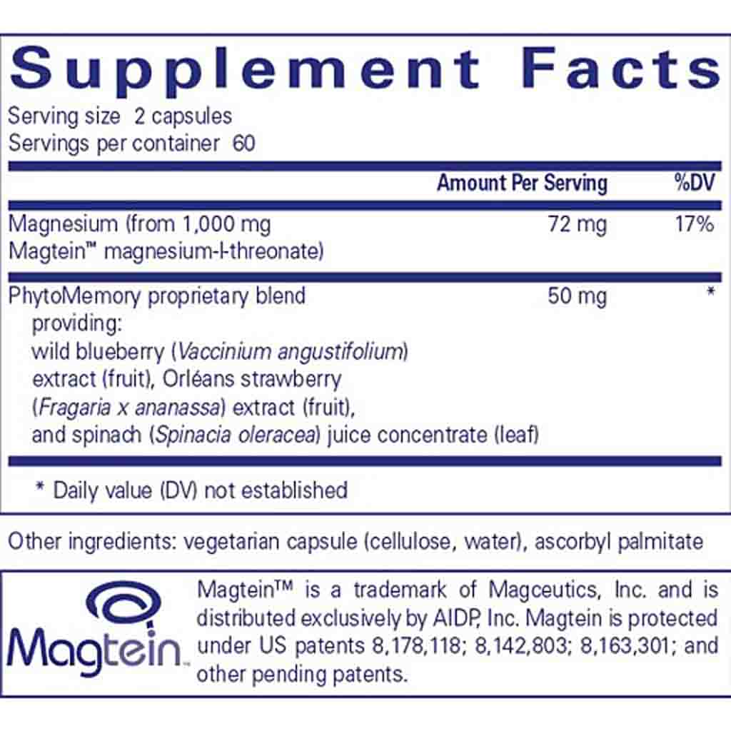 Pure Encapsulations CogniMag 120c