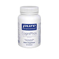 Supplement bottle labeled 'CogniPhos' by Pure Encapsulations on a white background