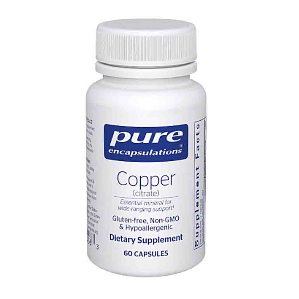 Pure Encapsulations Copper citrate 60c