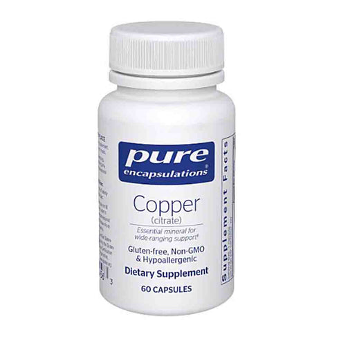 Pure Encapsulations Copper citrate 60c
