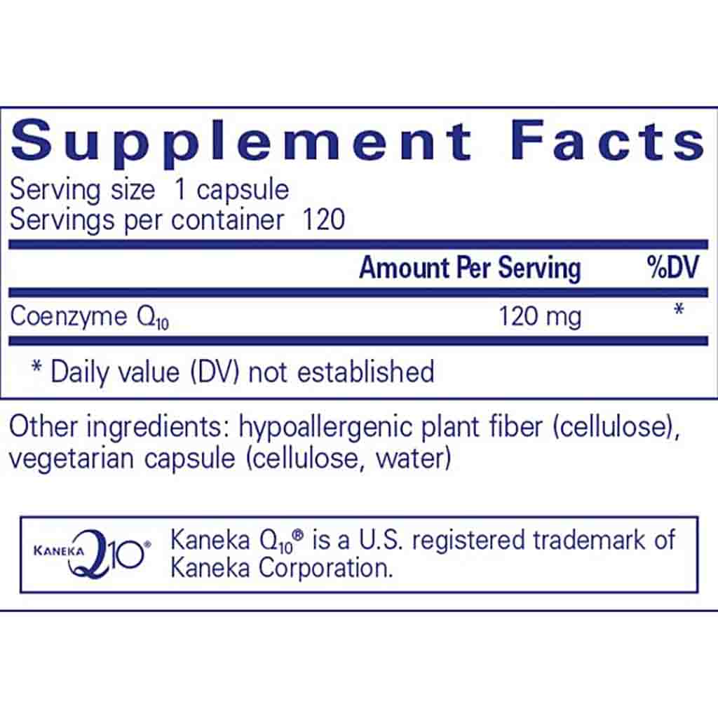 Pure Encapsulations CoQ10 120mg 30c
