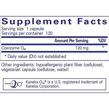 Pure Encapsulations CoQ10 120mg 30c
