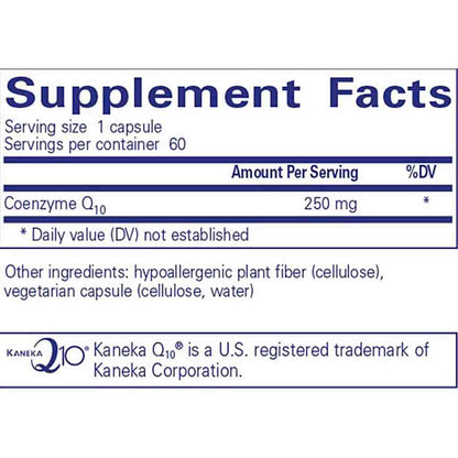 Pure Encapsulations CoQ10 250mg 60c
