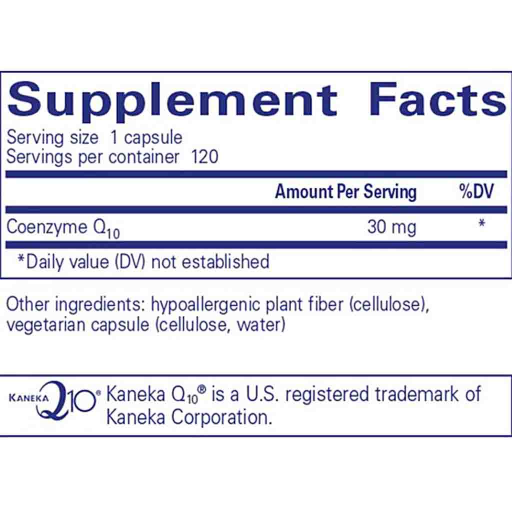 Pure Encapsulations CoQ10 30mg 120c