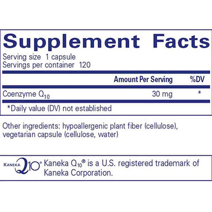 Pure Encapsulations CoQ10 30mg 120c