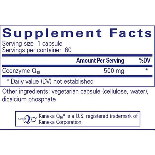 Pure Encapsulations CoQ10 500mg 60c
