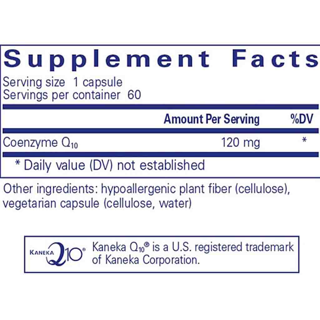 Pure Encapsulations CoQ10 120mg 60c
