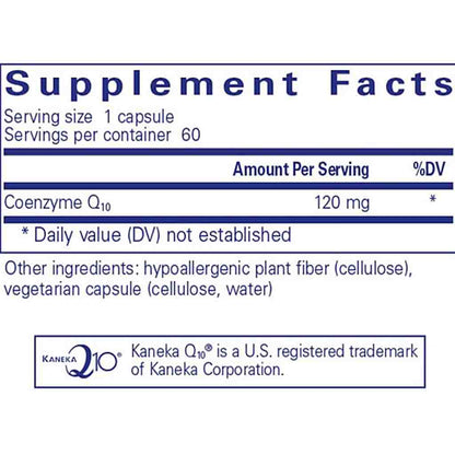 Pure Encapsulations CoQ10 120mg 60c