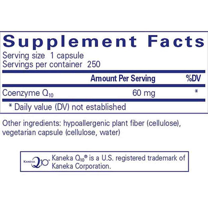 Pure Encapsulations CoQ10 60mg 250c