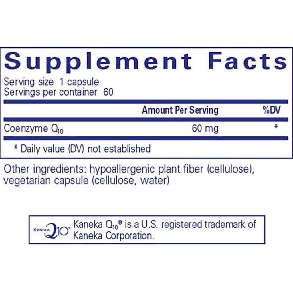 Pure Encapsulations CoQ10 60mg 60c