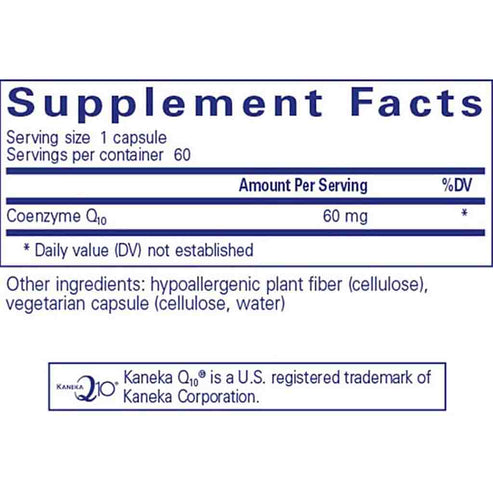 Pure Encapsulations CoQ10 60mg 60c