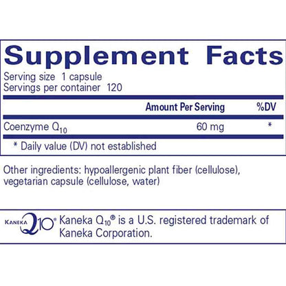 Pure Encapsulations CoQ10 60mg 120c