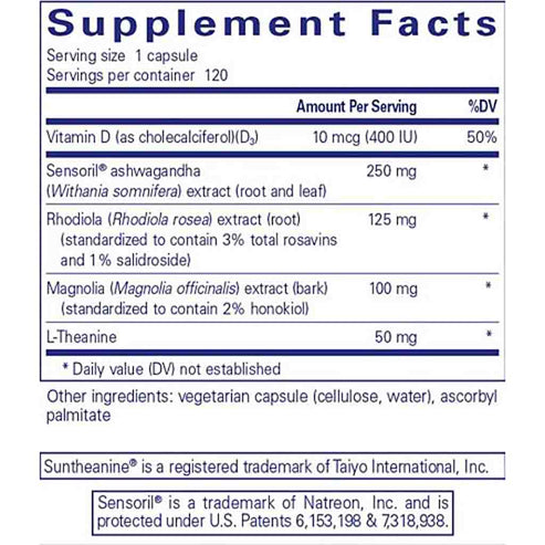 Pure Encapsulations Cortisol Calm 120c