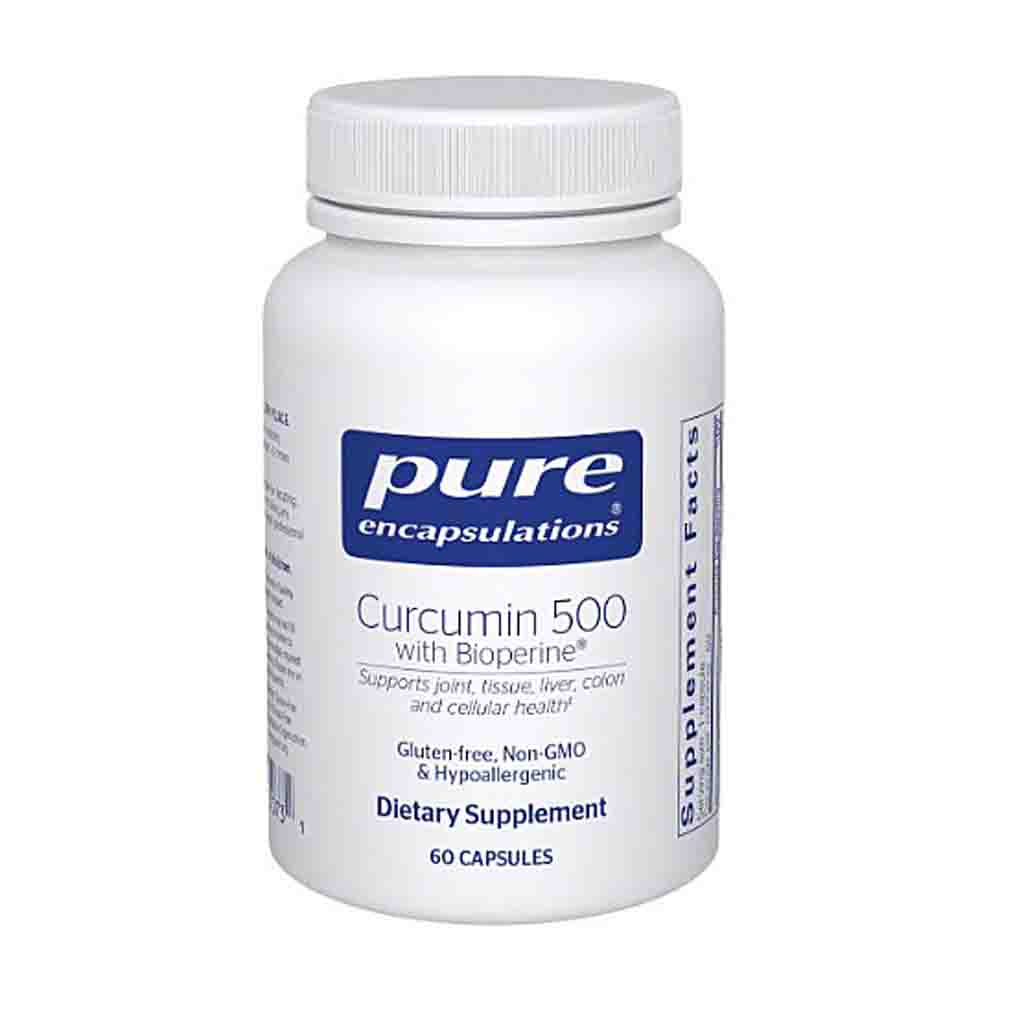 Pure Encapsulations Curcumin 500 with Bioperine 60c