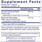 Pure Encapsulations Curcumin 500 with Bioperine 60c