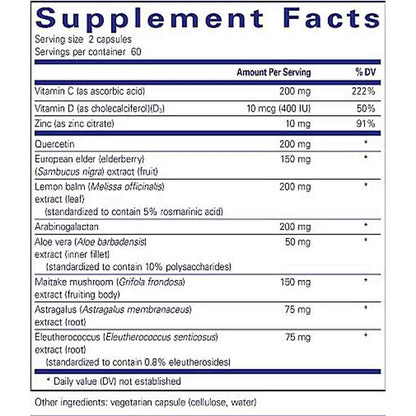 Pure Encapsulations Daily Immune 120c