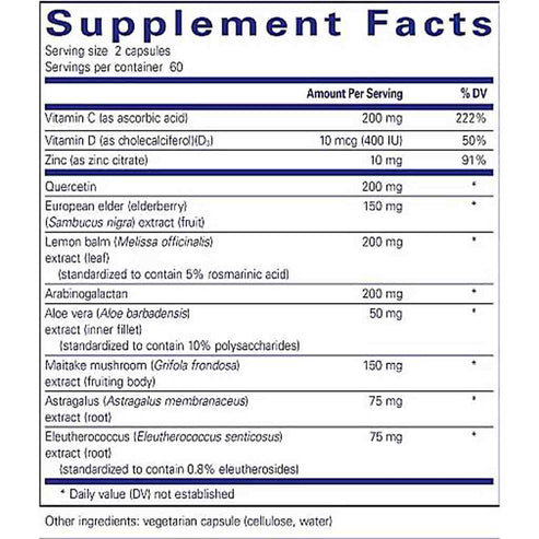 Pure Encapsulations Daily Immune 120c