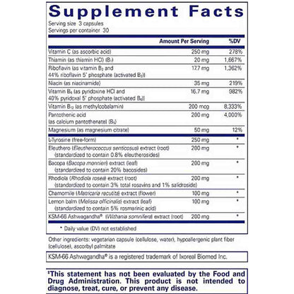 Pure Encapsulations Daily Stress Formula 90c