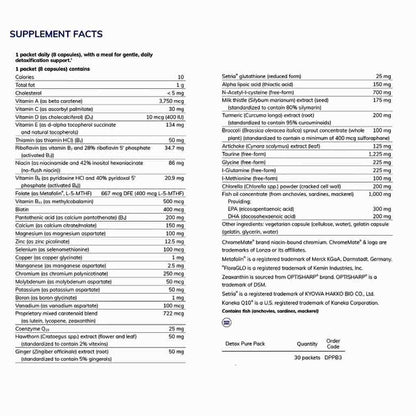 Pure Encapsulations Detox Pure Pack 30 packets