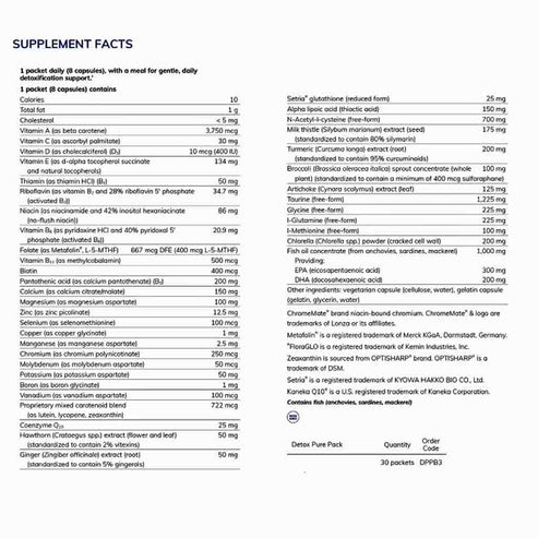 Pure Encapsulations Detox Pure Pack 30 packets