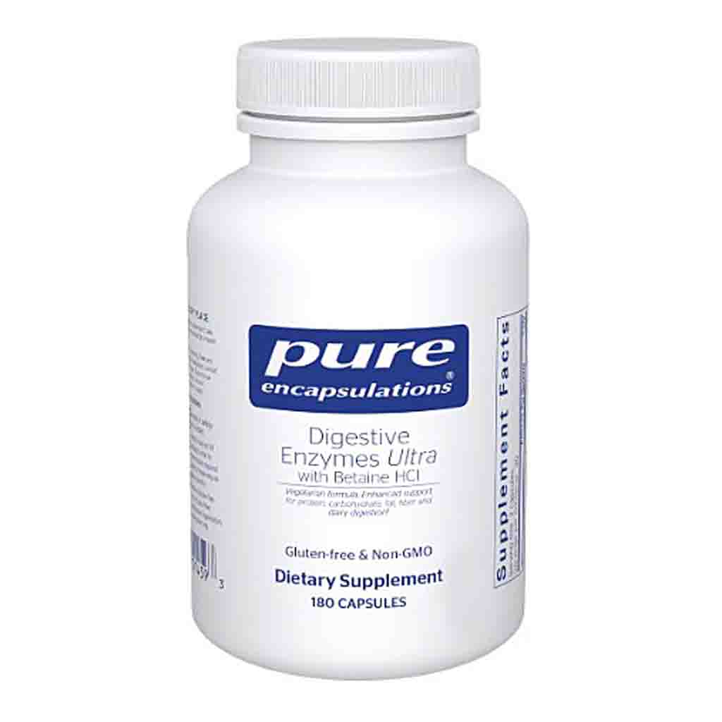 Pure Encapsulations Digestive Enzymes Ultra with Betaine HCL 180C
