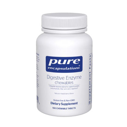 Pure Encapsulations Digestive Enzyme Chewables 100 chewable tablets
