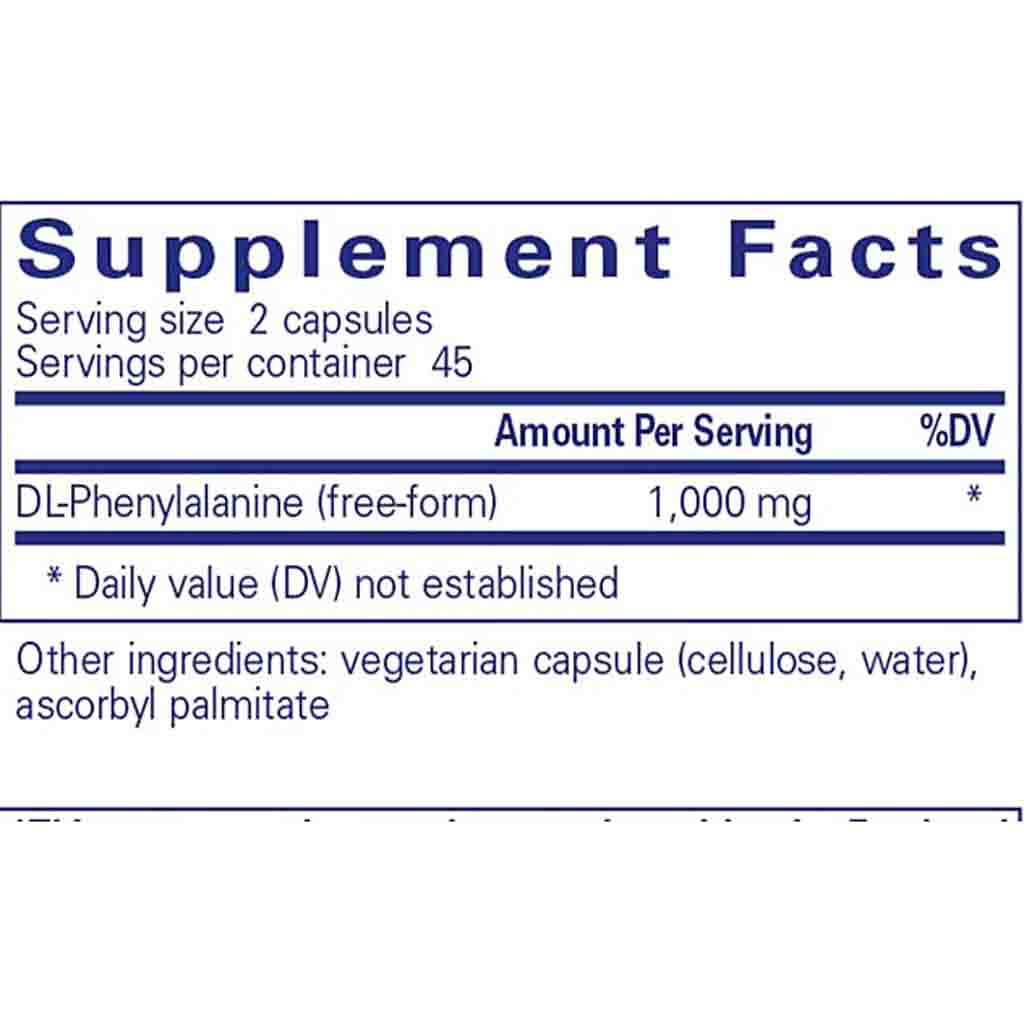 Pure Encapsulations DL-Phenylalanine 90c