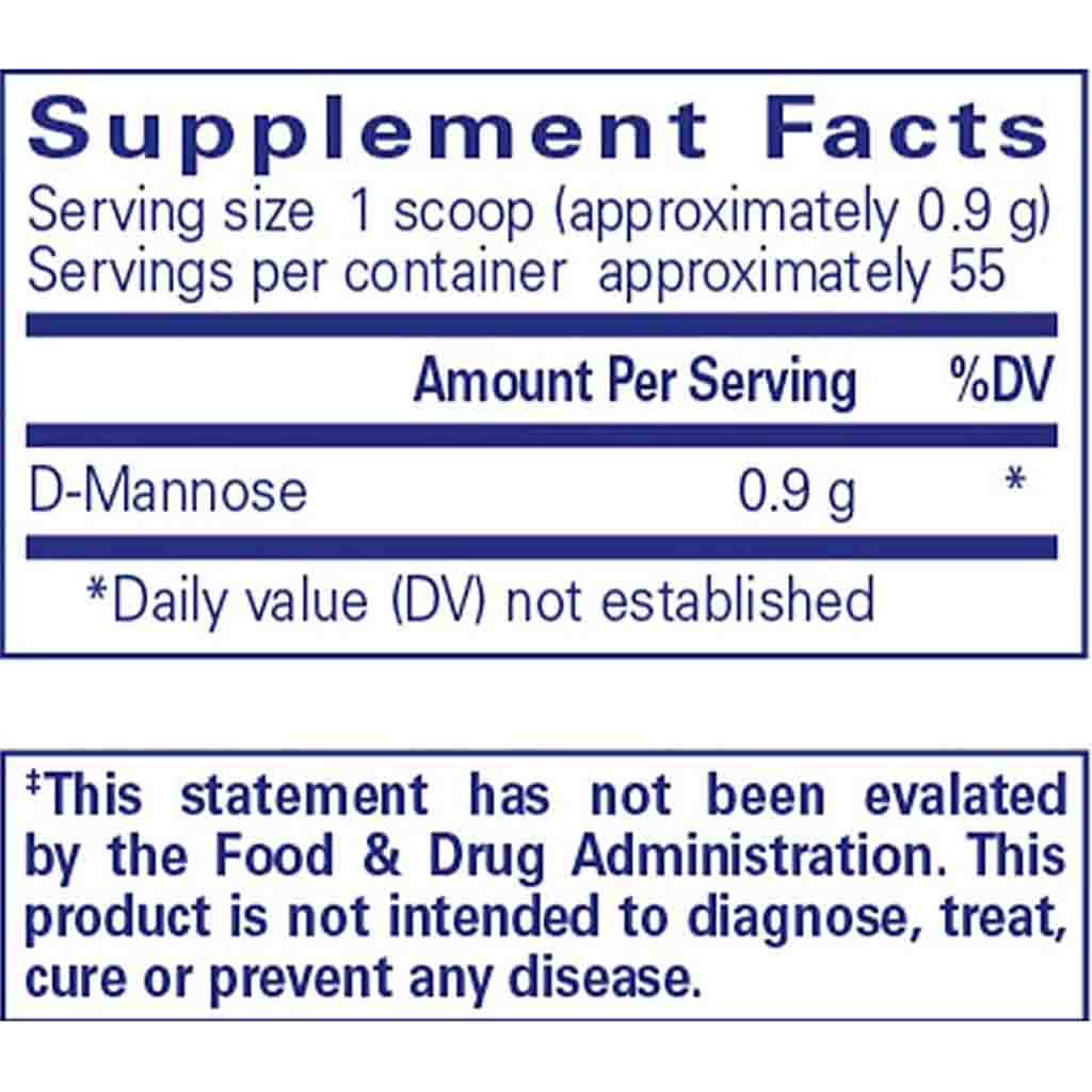 Pure Encapsulations D-Mannose Powder 50g