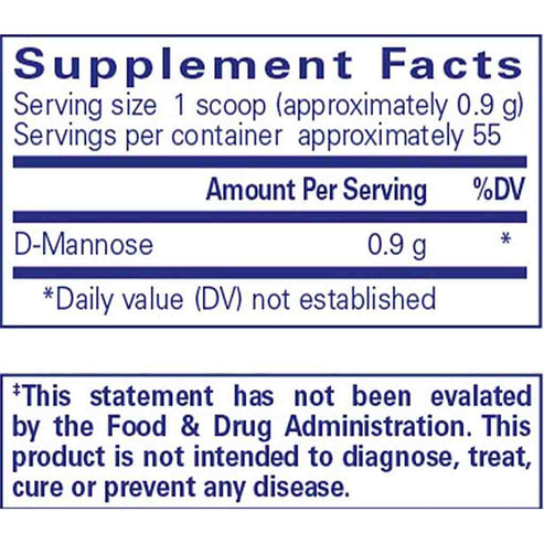 Pure Encapsulations D-Mannose Powder 50g