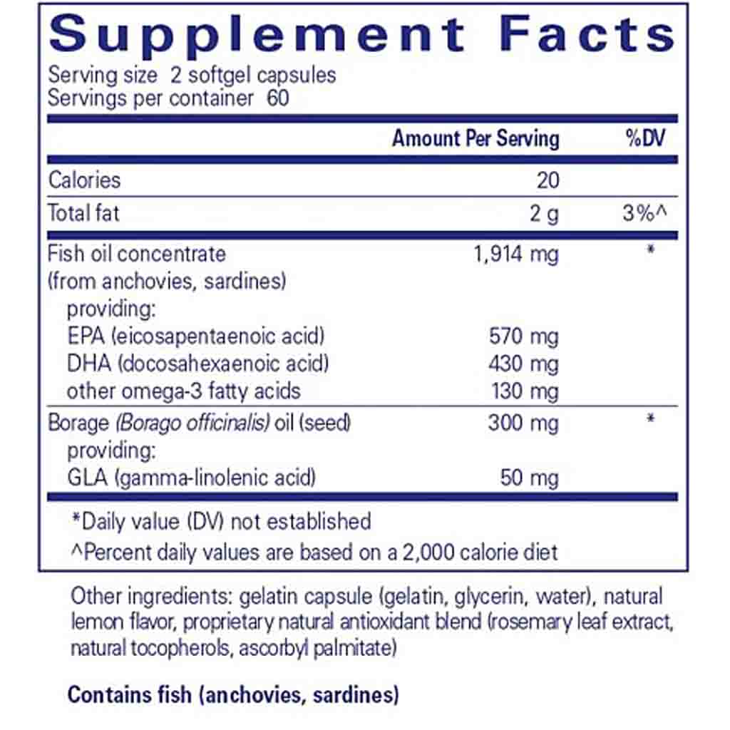 Pure Encapsulations EFA Essentials 120sg