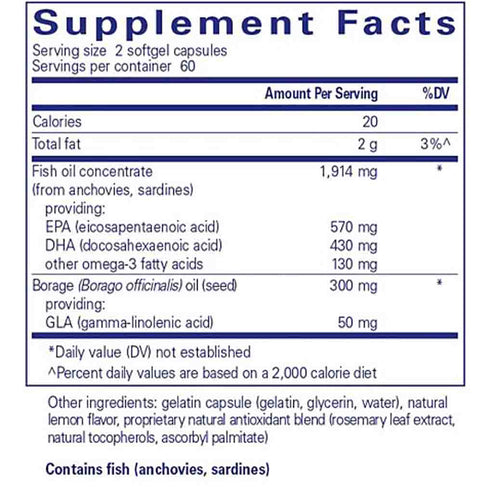 Pure Encapsulations EFA Essentials 120sg