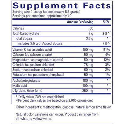 Pure Encapsulations Electrolyte-Energy formula 340 g