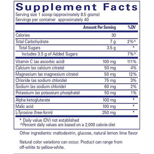 Pure Encapsulations Electrolyte-Energy formula 340 g