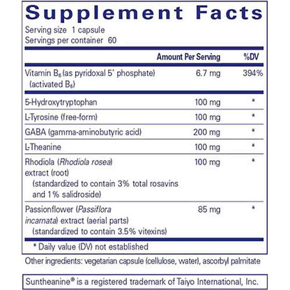 Pure Encapsulations Emotional Wellness 60c