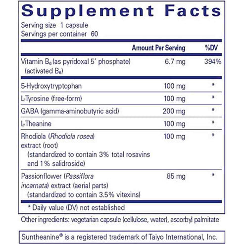 Pure Encapsulations Emotional Wellness 60c