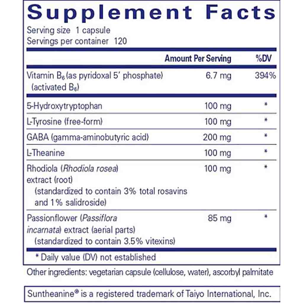 Pure Encapsulations Emotional Wellness 120c