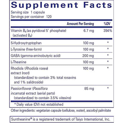 Pure Encapsulations Emotional Wellness 120c